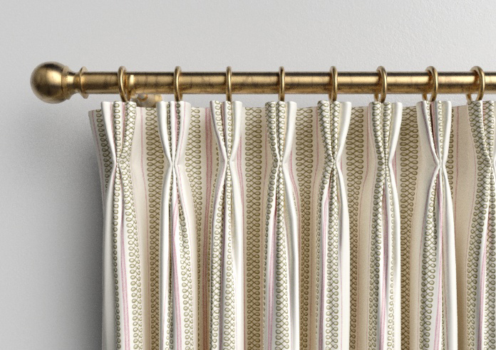 Noble Stripe, Moss - Made to Measure Curtains - Image 11